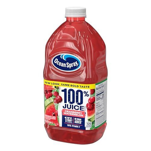 Ocean Spray® 100% Juice Cranberry Watermelon Juice Blend, 64 Fl Oz Bottle (Pack - Picture 20 of 22