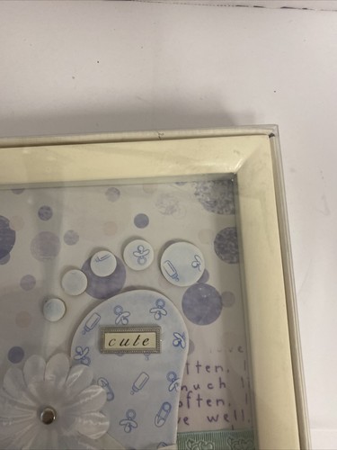 Baby Boy Shadow Box Frame - Picture 6 of 9