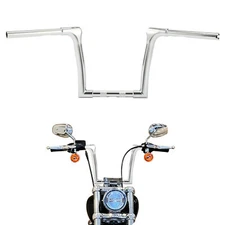 Chrome 10'' Rise Ape Hanger 1.25"Handlebar Fit For Harley-Davidson Softail 18-Up