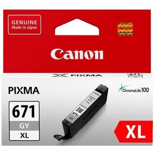 Any 1x ORIGINAL CANON genuine PG 670XL BK CLI 671XL BK/C/M/Y INK CARTRIDGE Pixma - Picture 9 of 9
