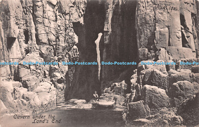 R220405 Höhlenhöhle unter dem Lands End Postkarte