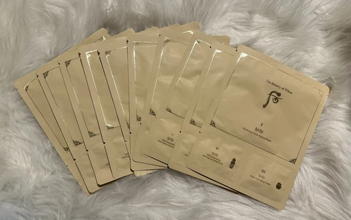 The History of Whoo Bichup Moisture Anti-Aging Mask x 10Pcs(Cream + Essence) New