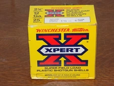 Vintage Winchester Western Xpert Shotgun Shell Empty Box