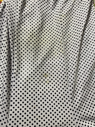 Unnamed brand girls white black polka dots sequins summer dress. Size Medium 7-8 - Picture 4 of 12