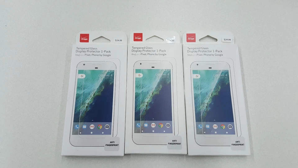 NUEVO Protector de Pantalla de Vidrio Templado Verizon para Google Pixel Anti Huellas Dactilares  Foto 3 de 4