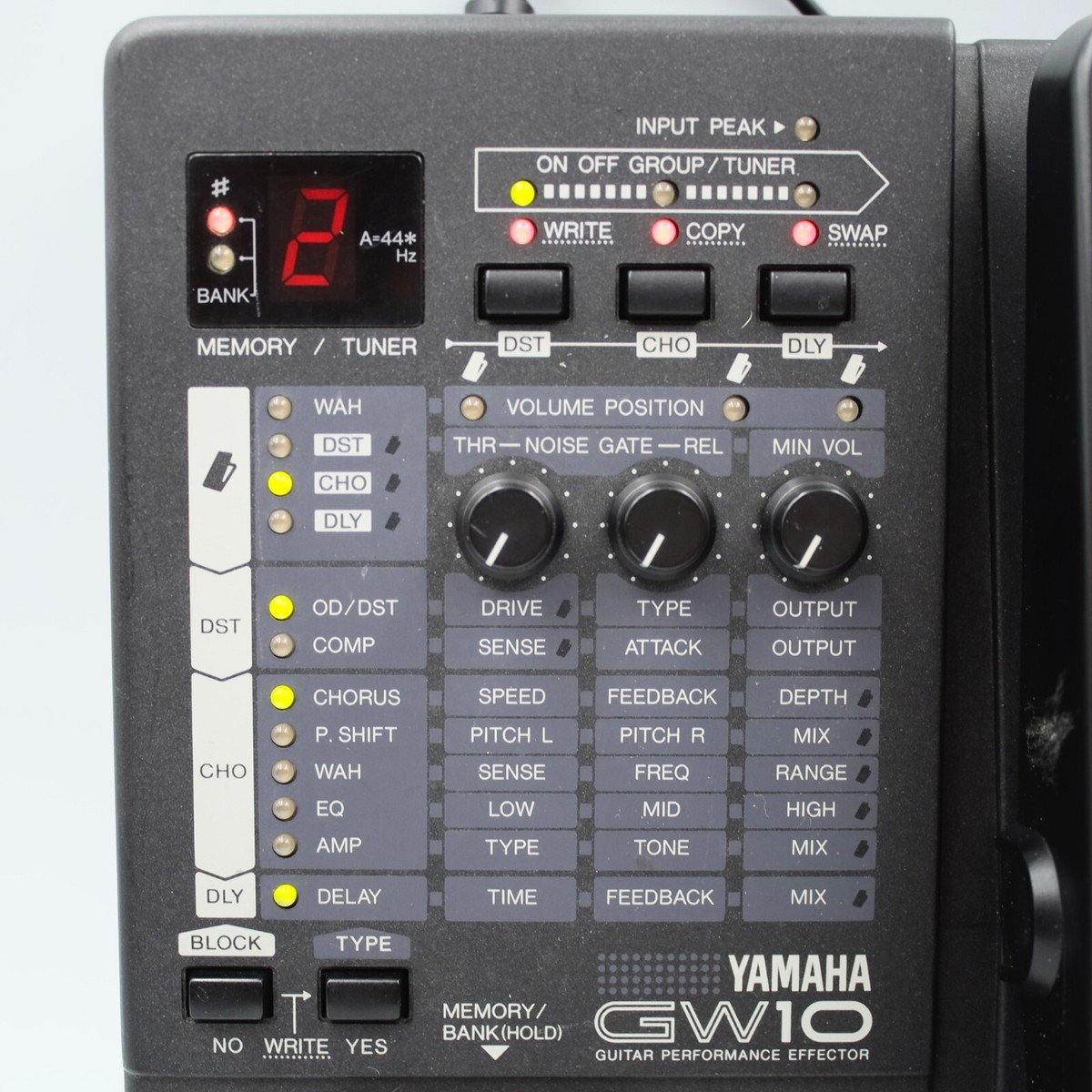 YAMAHA GW10 Guitar Performance Effector With Power Supply Made in