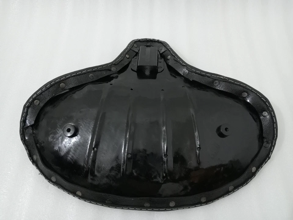 Genuine Leather HARLEY WLA WLC VL UL EL WL KNUCKLEHEAD SOLO SEAT FLATHEAD BLACK - Image 4 of 4