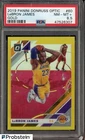 2019 Donruss Optic Gold Prizm #60 LeBron James Lakers 10/10 PSA 8.5 NM-MT+