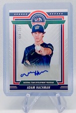 2022 USA Stars & Stripes Adam Hachman Auto 302/499 #NTDP-AH - Arkansas