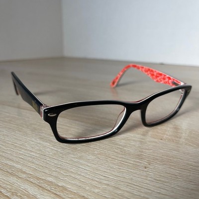 Ray-Ban RB5206 2479 Eyeglasses Red w/ Logo Inside Frames Only 52-18-140
