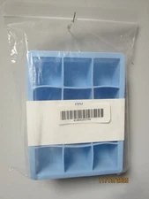 HAY Light Blue Silicone Ice Cube Tray XL