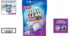 Odor Blasters 24pk Eco-Friendly Odor and Stain Remover Power Paks for Laundry