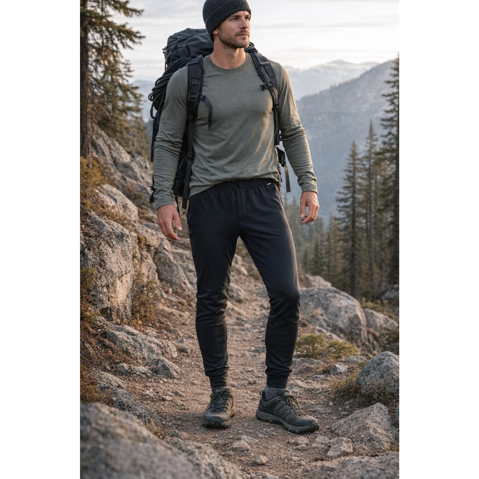 Patagonia Black Base Layer Leggings Pants Trousers Mens Size XL