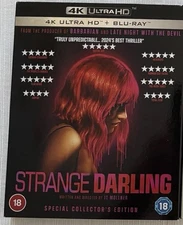 Strange Darling 4k Ultra Hd Bluray W/ Slipcover