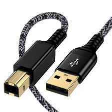 HP Printer Cable,10 FT High Speed 2.0 USB B to USB a Cable for HP Deskjet 2755E/