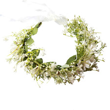 Vivivalue Daisy Flower Crown Floral Wreath Headband Hair Garland Flower Halo Hea