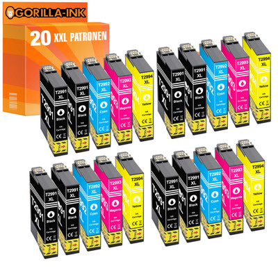 Patronen für Epson Expression Home XP-235 XP-342 XP-352 XP-442 XP-452 T2991-2994