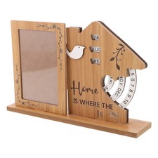  Cadre photo « Première année de bébé » | Cadre photo familial en bois pour bébé