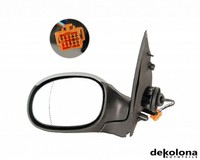 AußEnspiegel FüR Peugeot 206 Sw, CitroëN C3 Beheizt Elektrisch Chrom 02-10