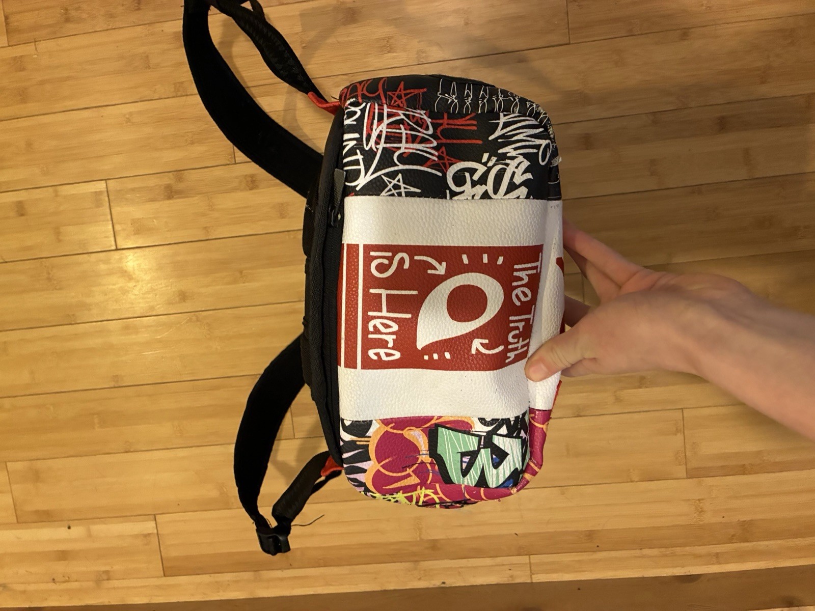 SprayGround Tri Split Graffiti Backpack LIMITED W… - image 5