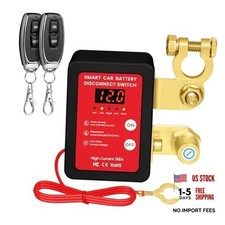 Kill Switch for Car - Remote Battery Disconnect Switch 12v, 240A, black-1