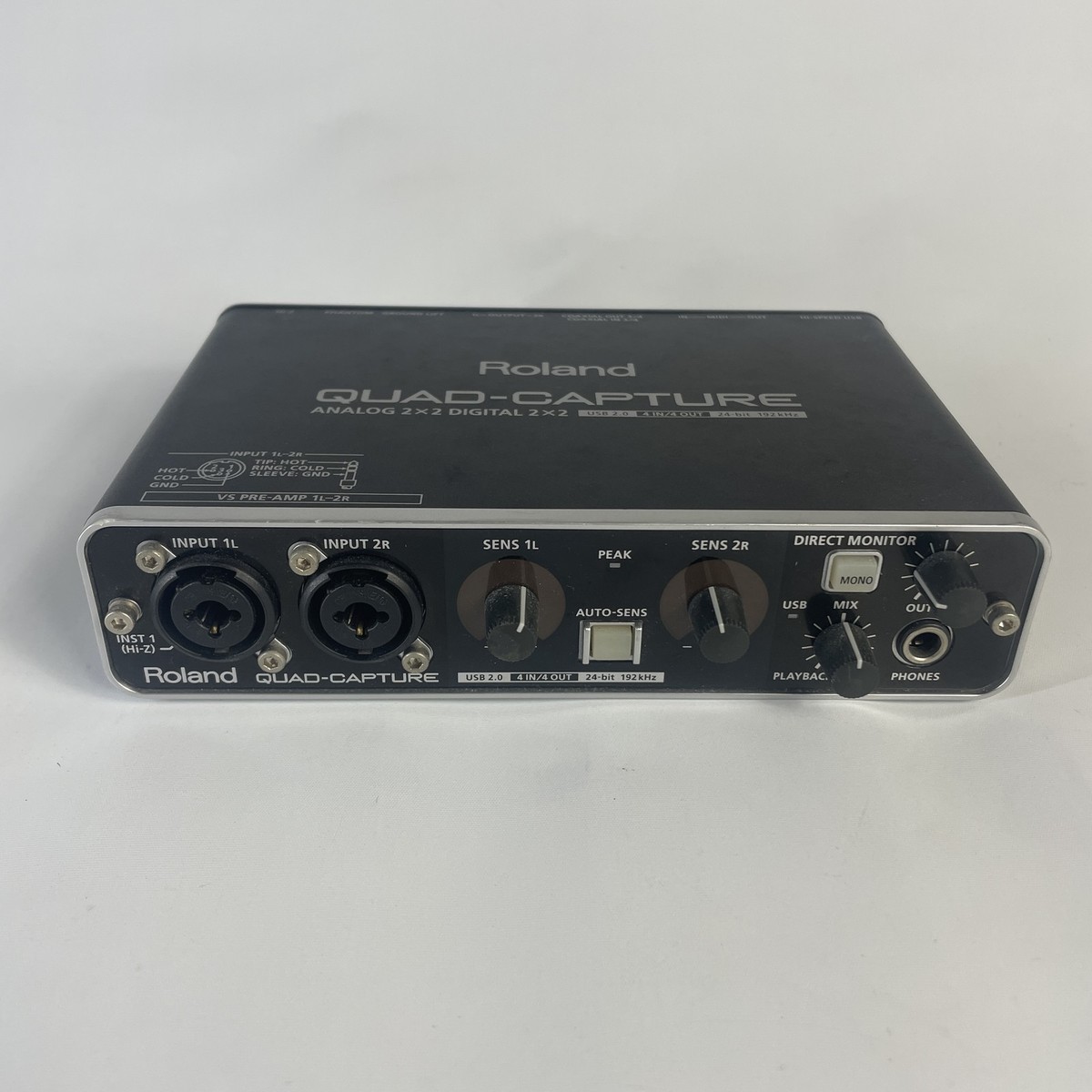 【箱付き】Roland QUAD-CAPTURE オーディオインターフェイス Roland - QUAD-CAPTURE | USB Audio Interface [UA-55]