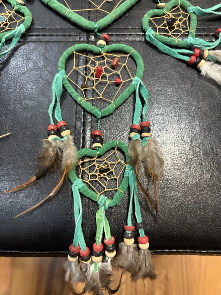 DREAM CATCHER HEARTS NUEVO CON ETIQUETAS Nativo Americano Foto 2 de 4