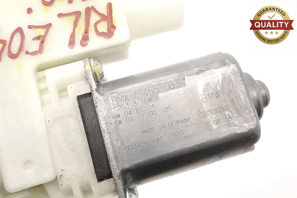 BMW 740I XDRIVE G12 2017-2022 puerta trasera izquierda ventana motor OEM Foto 4 de 4