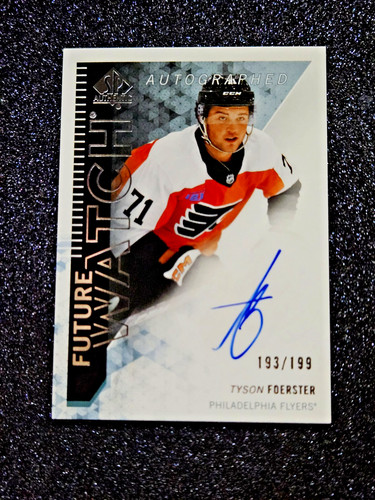 Tyson Foerster #RFWA-TF 2023 SP Authentic 2013 Retro Future Watch Auto card