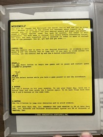 Werewolf The Last Warrior NES Tested Works