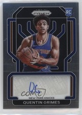 2021-22 Panini Prizm Rookie Signatures Quentin Grimes #RS-QGR Auto s3g