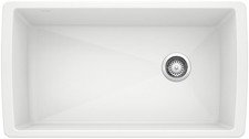 Blanco 441767 Diamond 33-1/2" Undermount Single Basin SILGRANIT - White
