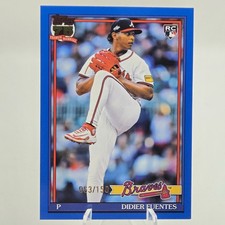 2026 Topps Baseball Didier Fuentes Blue /150 T91-76 Atlanta Braves 