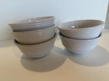 MAINSTAYS WHITE SEDONA SOUP CEREAL BOWLS Set of 5
