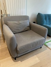 Made.com Grey Armchair Sofa Bed