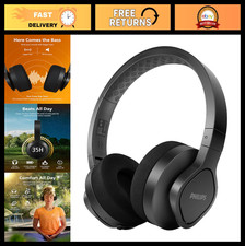 Wireless Sports Headphones - 35H Playtime, Washable Ear Cushions, IP55 Water/Dus