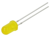 5X FYL-5013YD1C LED Gelb 5Mm 45-150Mcd 20° Front: GewöLbt 1,8-2,4VDC Foryard