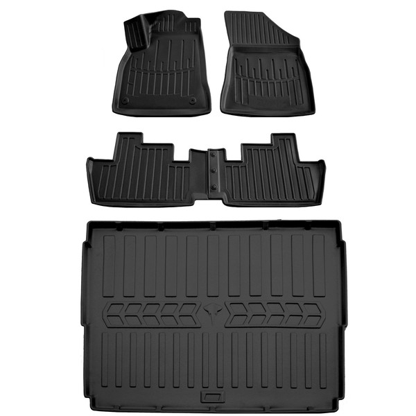 Gummimatten FußMatten Kofferraumwanne FüR Peugeot 3008 2009-2016-image