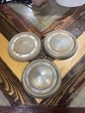 Set Of 3 Vintage Chevrolet Hubcaps