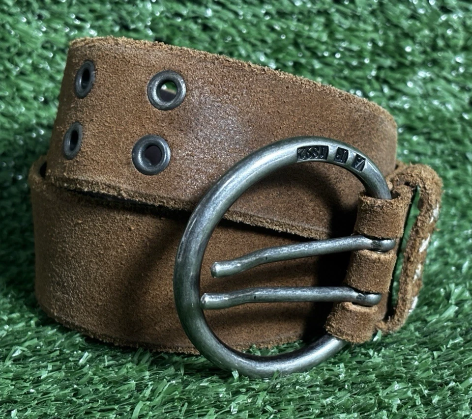 Cinturón clásico de cuero genuino Abercrombie & Fitch - pequeño para mujer Foto 2 de 4