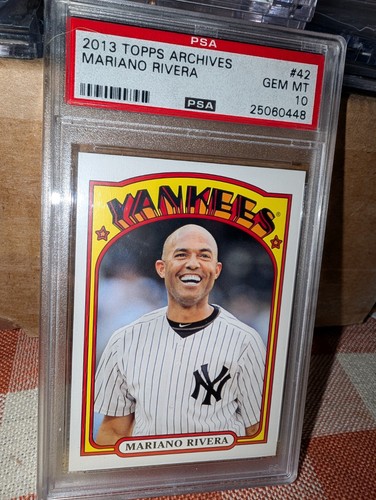 2013 Topps Archives - Mariano Rivera #42 PSA 10 Yankees