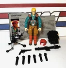 GI Joe Downtown 1989 v1 *100% COMPLETE w/File Card, Near Mint!* Vintage ARAH Lot