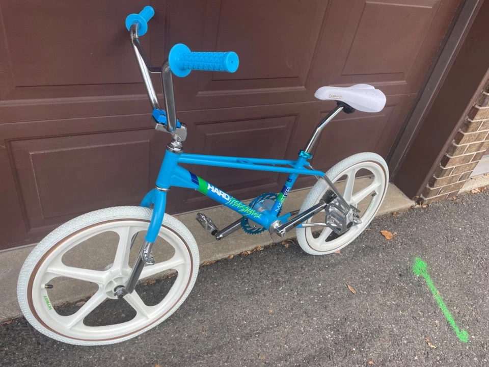 老式 86 蓝色 haro master bmx 自行车  — 第 2/4 张图片