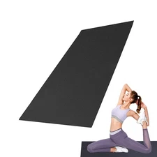 47 In x 23 In PVC Exercise Protective Flooring Pad Equipment for Treadmill Mat