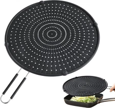 Splatter Screen for Frying Pan,  Grease Splatter Guard, Heat-Resistant Splatter