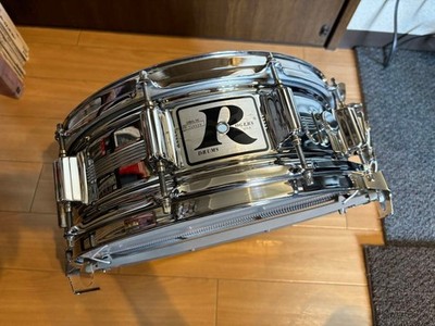 ROGERS DYNASONIC SNARE DRUM 14X5 CHROM AUF MESSING 70ER BIG R VINTAGE