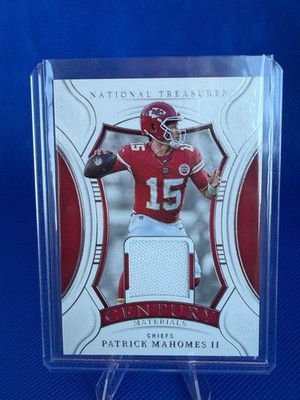 2024 Panini National Treasures #CM-PMS Patrick Mahomes II Century Materials #/99