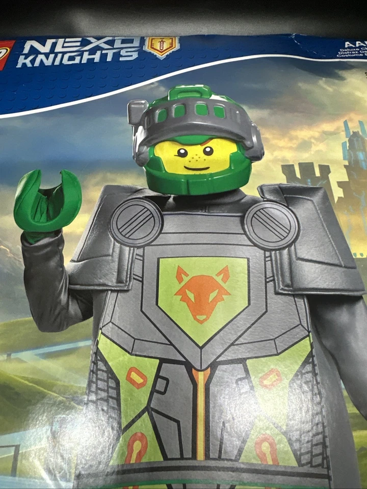 LEGO NEXO KNIGHTS, Disfraz Infantil Deluxe, “Aaron”, Talla Grande (10-12) Halloween Foto 2 de 4