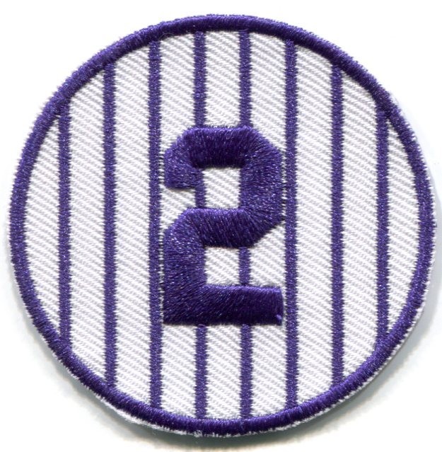 DEREK JETER #2 JERSEY NEW YORK YANKEES IRON ON PATCH 2"
