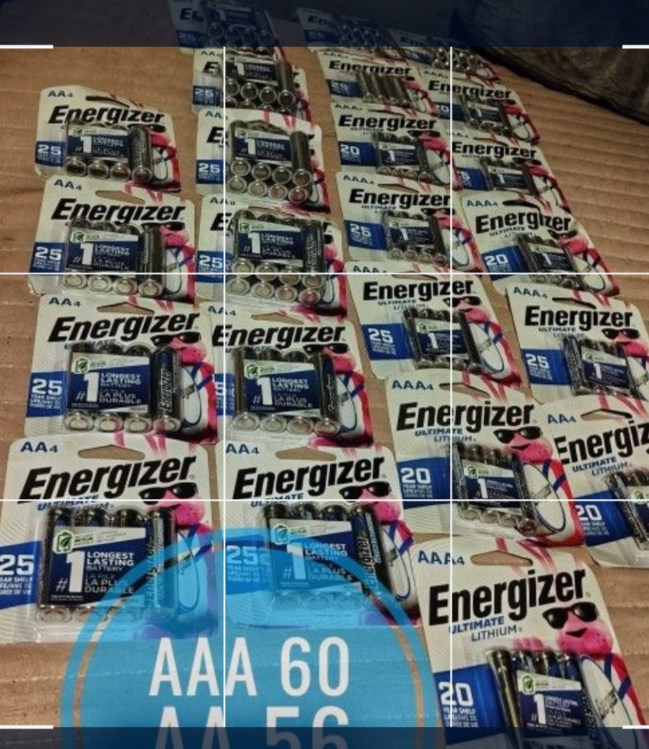 60 Lithium AA & AAA Batteries (Energizer)-image